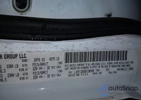 2011 Jeep Patriot Sport из США, поврежденный, VIN 1J4NF1GB2BD188480